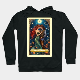 The Lovers From the Light Mermaid Tarot Deck. Hoodie